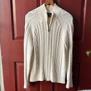 Eddie Bauer cable knit